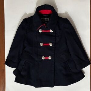 Holiday Pea Coat and Dress Combo.